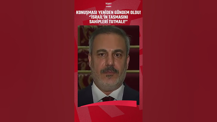 Bakan Fidan: İsrail'in Tasmasını Sahipleri Tutmalı!' #shorts