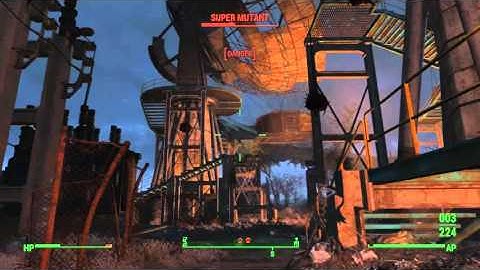 Fallout 4 - Satellite Battle with Super Mutants