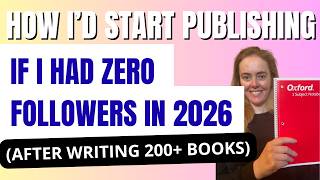 How I’d Start Publishing in 2026 If I Had Zero Followers