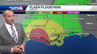 All eyes on the Gulf coast as a tropical wave brings lots of rain, possible flooding in the South...