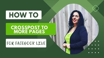 How to Crosspost to other Facebook pages for live interview