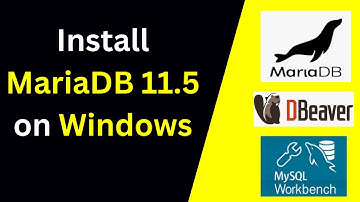 How to install mariadb 11.5 on Windows 10/11/Server in 9 minutes|How to Install mariadb on Windows