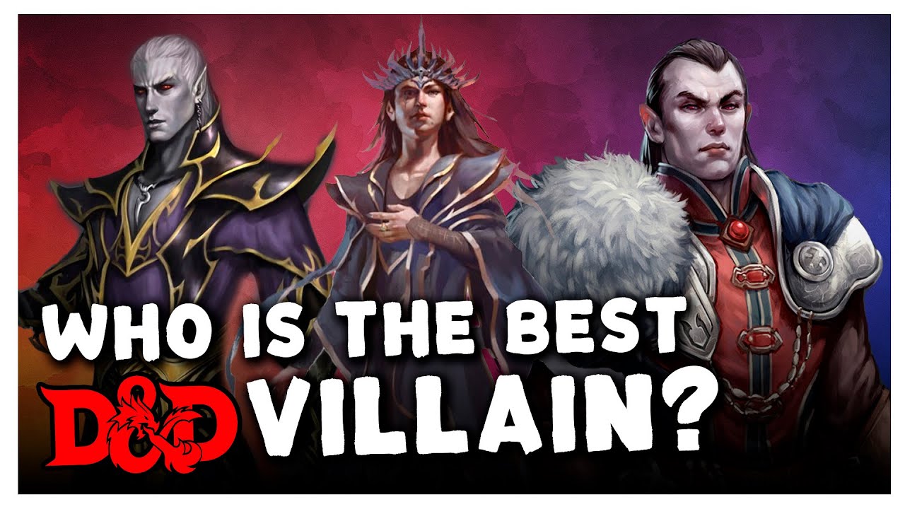 Ranking the 5E D&D Villains! YouTube