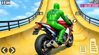 Impossible Motor Bike Racing 3D Extreme Motocross Speed bikes stunts Driving #1 -Android GamePlay screenshot 1