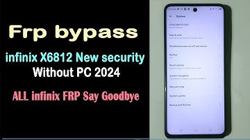 All infinix x6812 frp bypass without PC | infinix Hot 11- 12