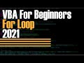 Excel VBA - Beginner to Master Part 2 For Loops