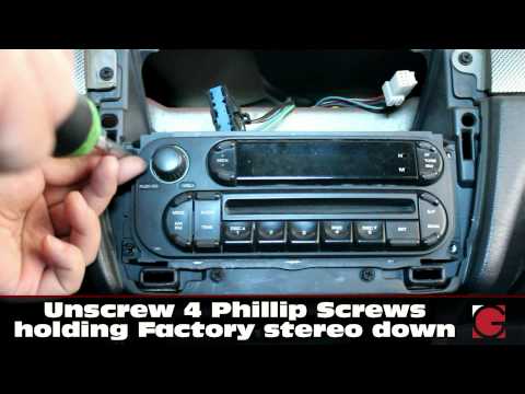 How to install GROM Bluetooth iPhone Android USB car kit into Chrysler Sebring 2002-2005