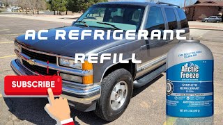 GM AC Refrigerant Recharge