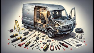Mercedes-Benz Sprinter - How to replace the cable track on the load compartment door | W906