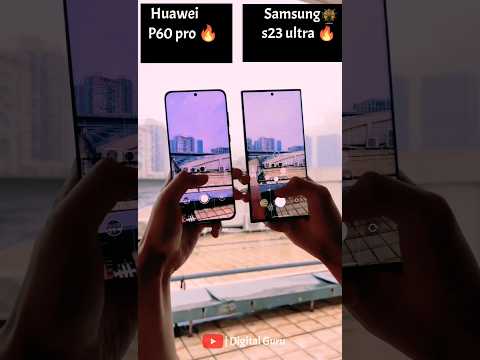 Huawei P60 pro vs Samsung s23 ultra 🔥 Zoom test 🔥 #shorts #viral #huaweip60pro #samsung
