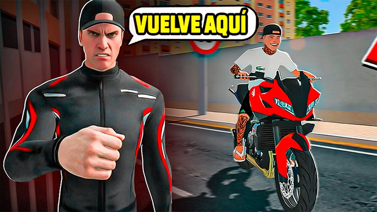 ¡ME ROBÓ MI MOTO! 😡🏍️ | Moto Wheelie 3D