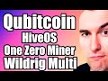 Qubitcoin QTC Как Майнить в Hiveos на Видеокартах RTX 4090 RTX 5090 Wildrig-multi Onezerominer