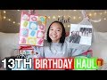 MY 13TH BIRTHDAY GIFT HAUL!! Vlogmas Day 11!! Nicole Laeno