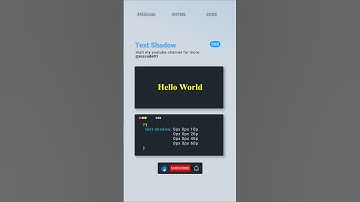 ✨ Create Stunning Text Shadow Effects Using CSS | MZCode01  #css #shorts #coding #cssshorts