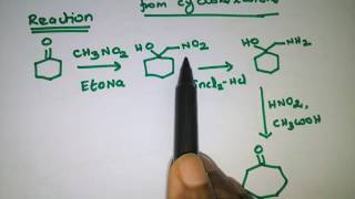 Conversion of Cycloheptanone from Cyclohexanone - Reaction with Mechanism