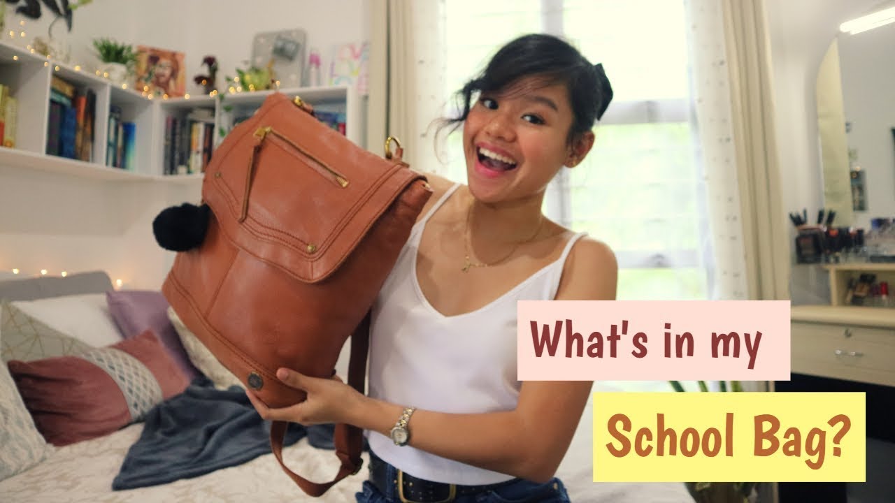 WHAT'S IN MY SCHOOL BAG 2019 | ANGEL V.