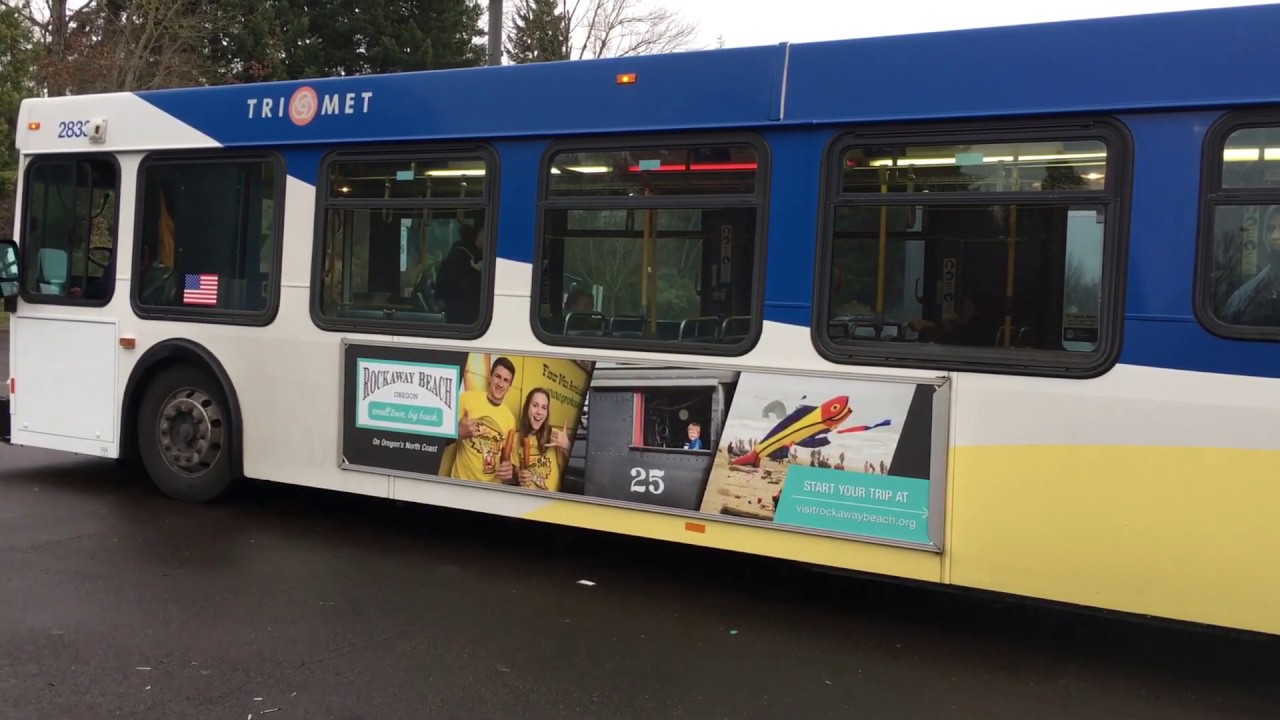 TriMet 2005 New Flyer D40LF 2833 on line 45 YouTube