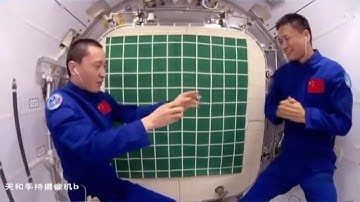 Shenzhou-16 crew conducts in-orbit conservation of momentum experiment