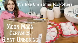 Giant Unboxing of Moon Moon Ceramics Pottery Tools
