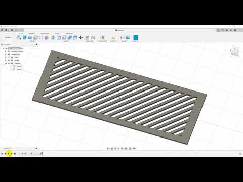 Slots pattern in Fusion 360