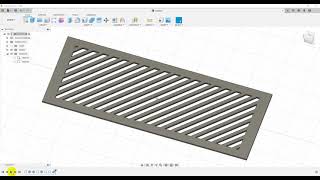 Slots pattern in Fusion 360