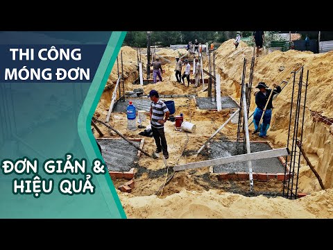 Video Móng đơn cho nhà 2 tầng: thi công nhanh, hiệu quả &... - youtube