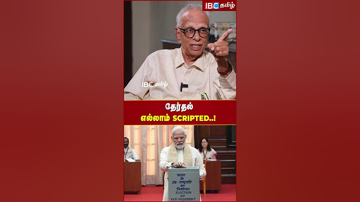 தேர்தல் எல்லாம் Scripted..! #bjp #election #ibctamil #amitshah #modi #jpnadda