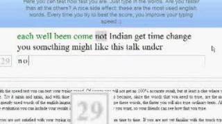 Insane Typing Speed - 100 Words Per Minute