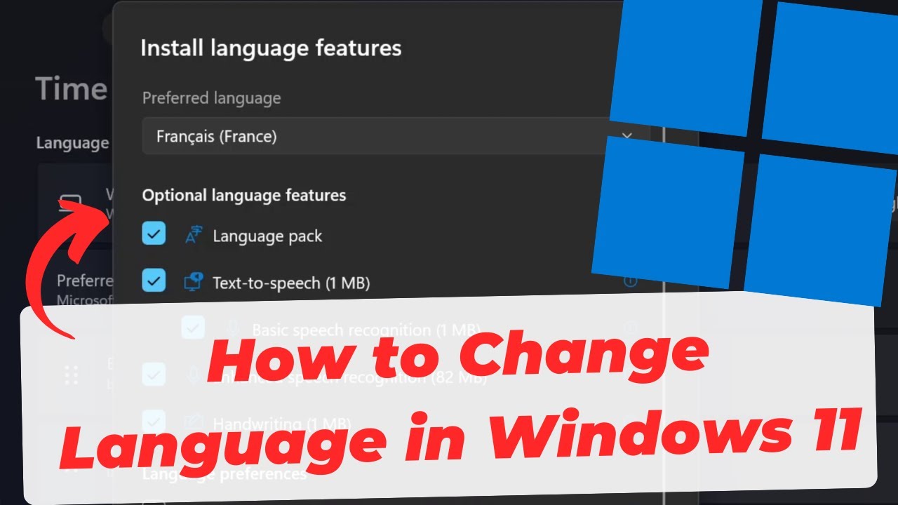 How to Change Language in Windows 11 (System Language) - YouTube