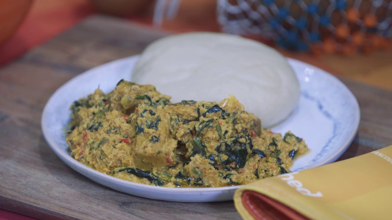 Nigeria How To Make Egusi Soup And Fufu Pounded Yam Surrey Fusion Festival