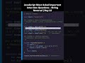 JavaScript Most Important Interview Questions - String Reversal #javascript #frontend #code #reactjs