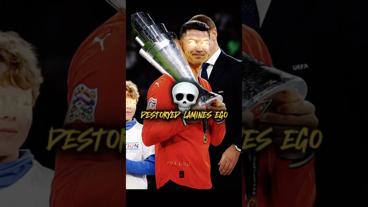 Ronaldo Destroyed Yamal's Ego 🥶🔥 #shorts #ronaldo #football #soccer #viral