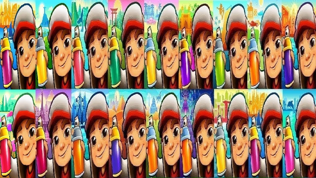 Subway Surfers Moscow VS Rio Havana Venice Beach Buenos Aires Iceland Tokyo Paris Chicago Saint