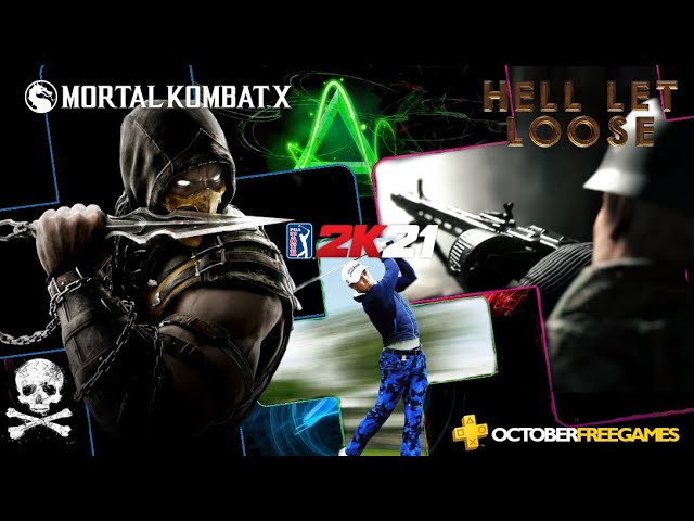 PS Plus: Hell Let Loose, PGA Tour 2K21 e Mortal Kombat X são os