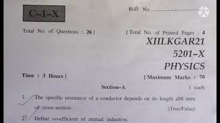 Class 12th Physics Paper Jkbose Kargil Leh Exam 2021 Series-X (held on 24-11-2021) screenshot 5