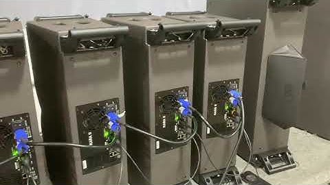 Sanway Audio compact dual 8inch and dual 10inch active line array karaii assembling line