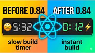 React Native 0.84 - Hermes V1 Default, Faster iOS Builds & Legacy Arch Removed