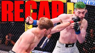 If you missed UFC last weekend, heres what happened.