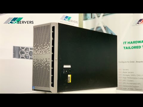 HP ProLiant ML350p Gen8 Tower / Rack Server. In class performance,  maximum expandability CTOservers