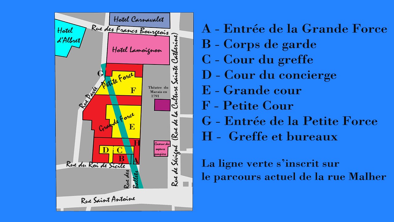 La prison de La Force dans le Marais YouTube