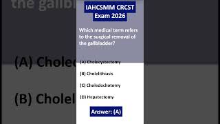 IAHCSMM CRCST Medical Terminology Quiz 2026 | 3 Hard Questions for Sterile Processing Technicians