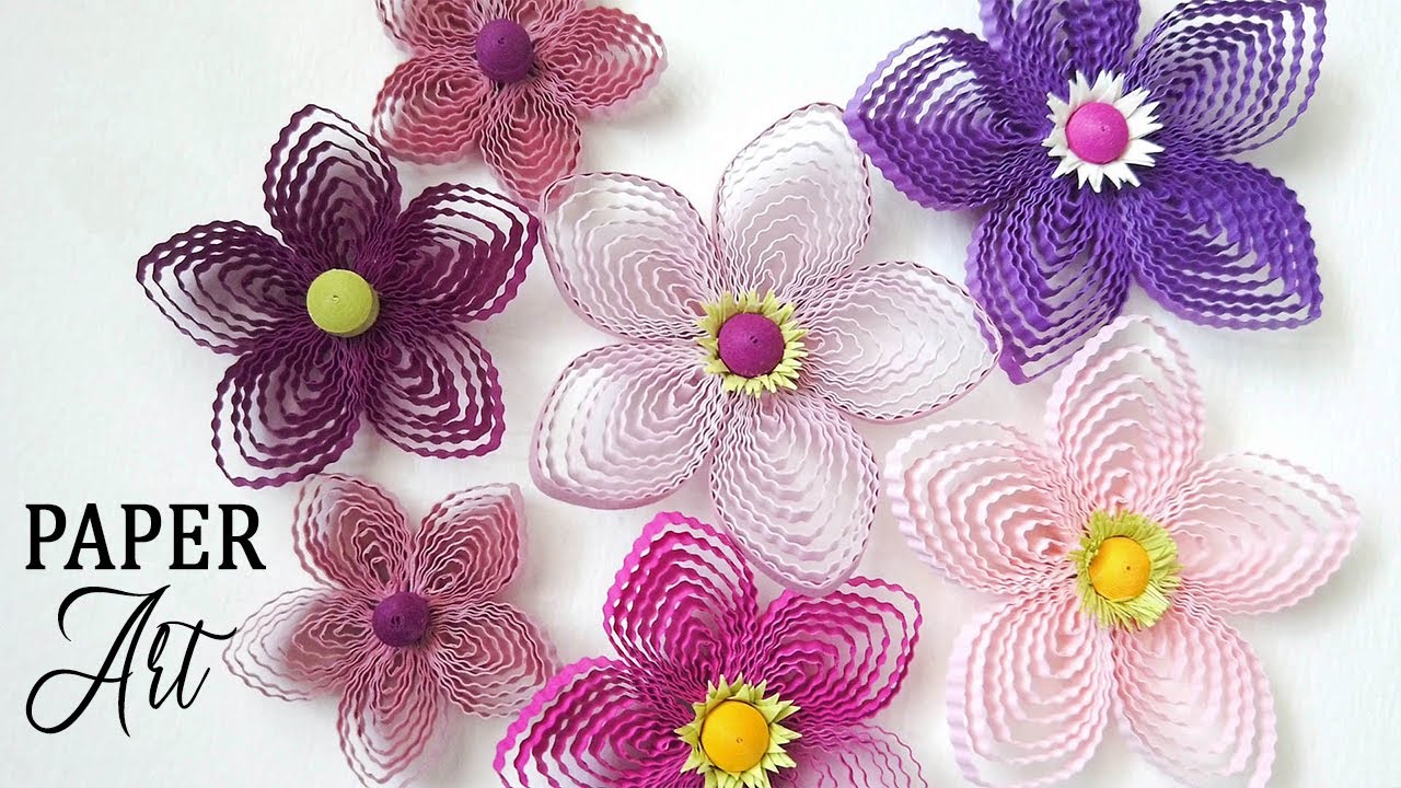 DIY Paper Quilling Flowers | How to Use Comb & Crimper Tool