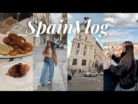 Spain Vlog 🇪🇸 A Week In Madrid! Food, Shopping, Football, Art, Cafes, Sightseeing