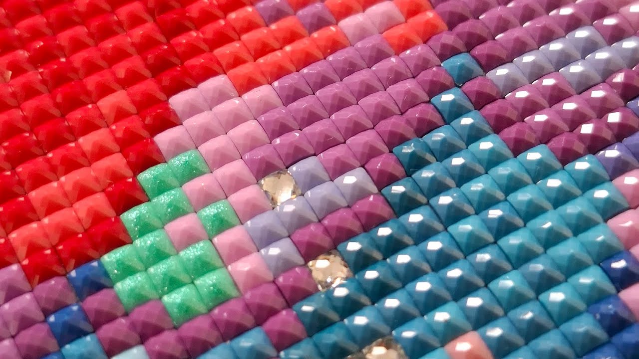 New Start! 😍 Relaxing & Satisfying ASMR Diamond Painting - Chroma - Diamond Art Club - No Talking