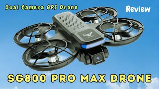 SG800 PRO Max Drone || 8K Dual Camera GPS Drone with Optical Flow & Brushless Motor