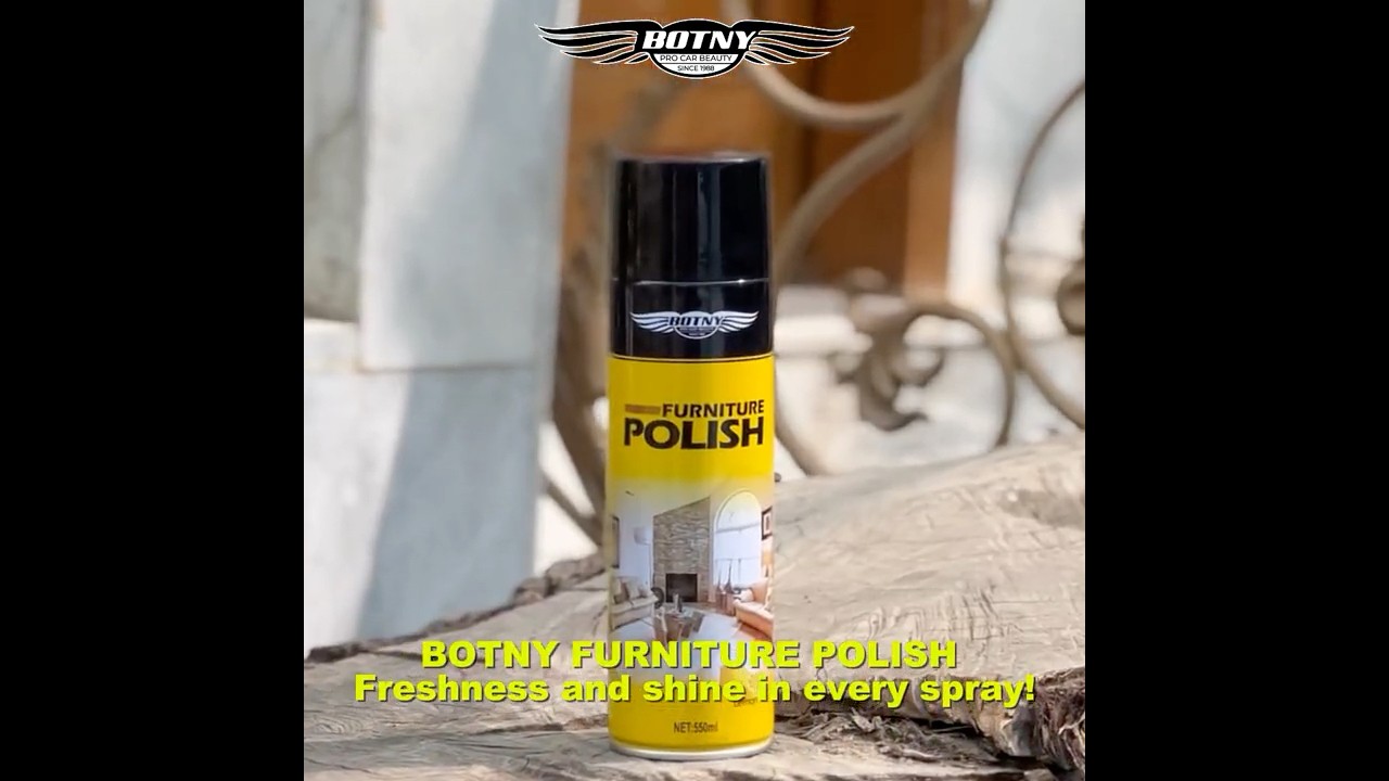 Bring back the shine with BOTNY Furniture Polish! ✨ Deep clean, protect, and refresh in seconds!