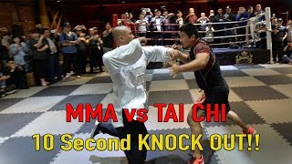MMA vs Tai Chi 10 Second KNOCK OUT!!! ✅