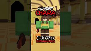 Chara Custom Moveset | Jujutsu Shenanigans  #jujutsushenanigans #jjs #roblox #skillbuilder