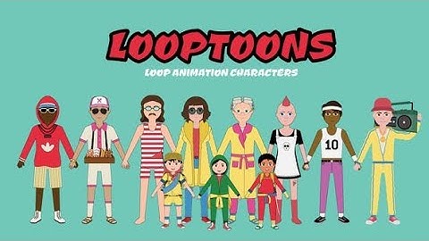 Loop Toons I Loop Animation Characters (After Effects template)