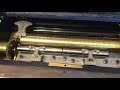 F. CONCHON STARMARK 13” music box w/2  zithers tune 4 &amp; 5